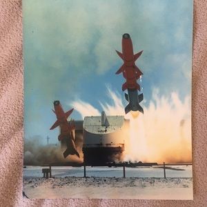 Print of a test of the RIM-8 Talos Missile